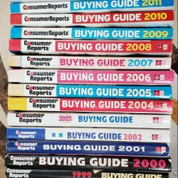 CONSUMERS REPORTS BUYING GUIDES 26 ISSUES