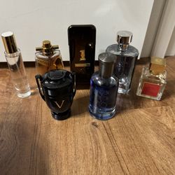 Assorted colognes