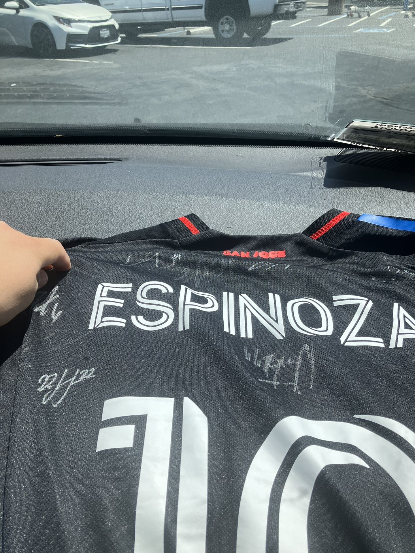 Signed San Jose Earthquake’s Jersey