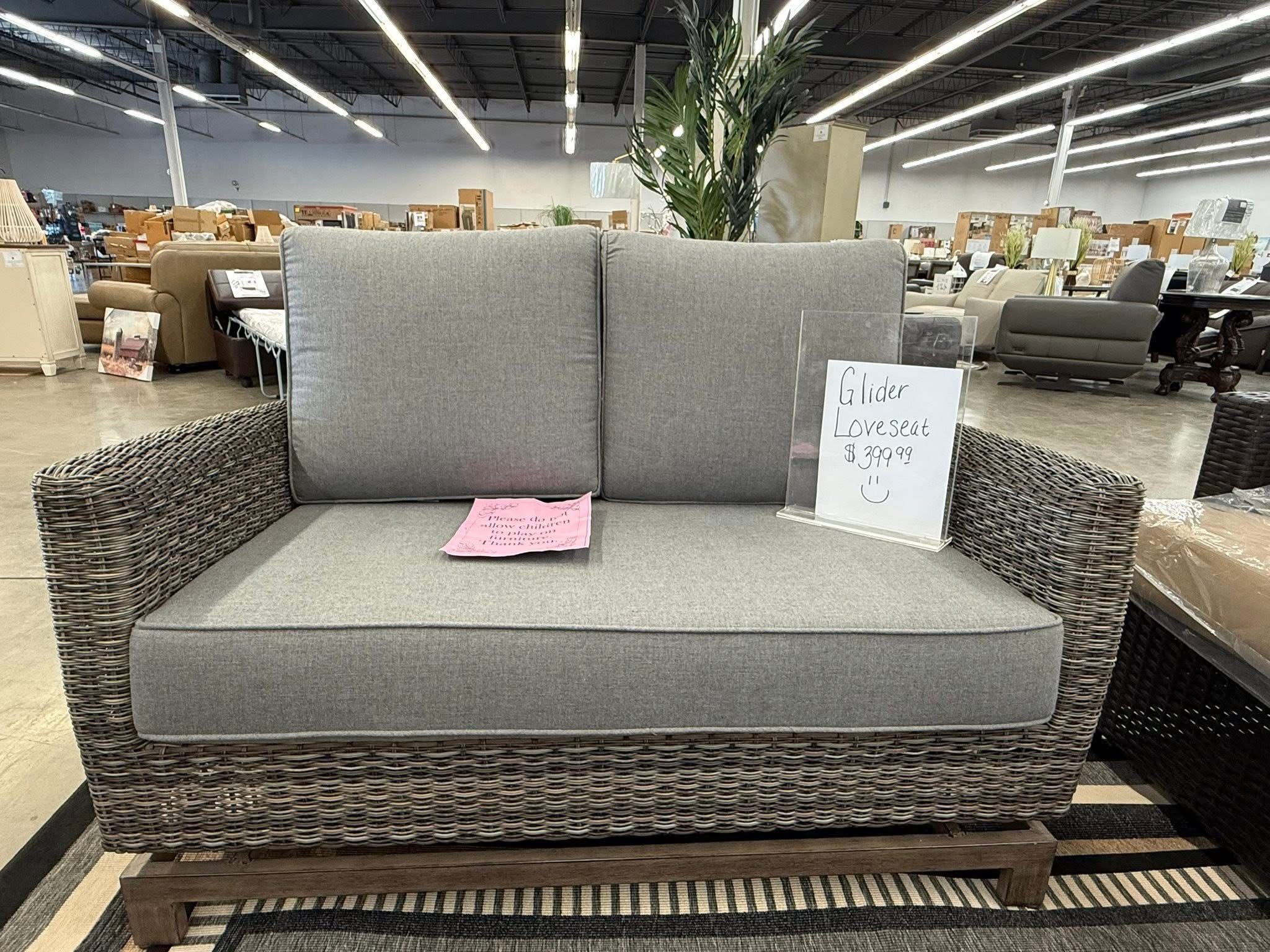 Glider Loveseat