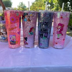 Plastic snow globe Tumblers