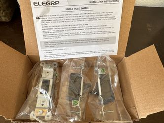 Black Toggle Light Switches