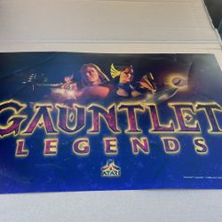 Atari Gauntlet Legends Translight Original Arcade Marquee Sign 