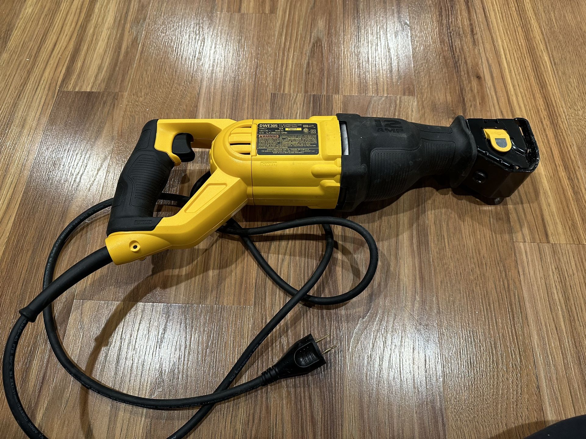 Dewalt Reciprocating Saw