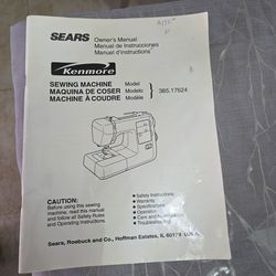 Sears Kenmore sewing machine