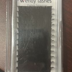 Wendy Lashes Volume Lash Extensions D Curl Eyelash Extension Premium 0.05 thickness Lash Extension 14-20mm Individual Lashes Soft Dark Professional La