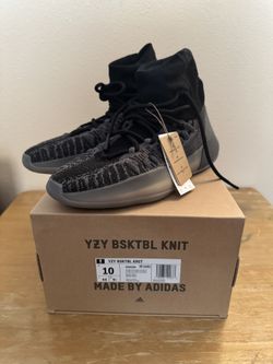 Adidas X Yeezy Basketball Knit Slate Blue Size 10
