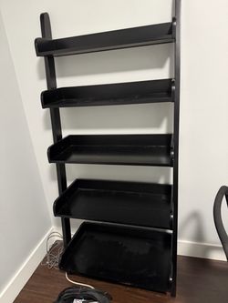 Pottery Barn Modern Black Ladder Shelf