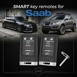 ​🚗Saab & Cadillac Smart Key Fob Remote Keys