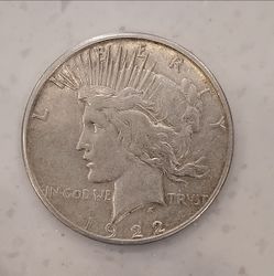 1922 s Peace Silver Dollar