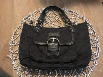 Authentic black coach purse