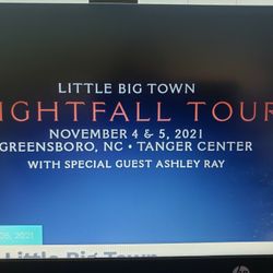 Little Big Town Nightfall Tour Tickets Nov. 5, 2021 8pm