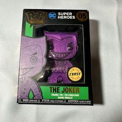 Funko Pop Pins! DC Super Heroes: The Joker Purple Glitter #05