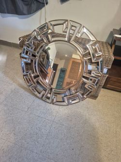 Chinese style round mirror (big)