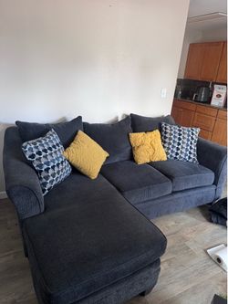 Free Couch Pillows Included