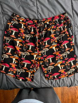 Massive Mushroom Print Shorts