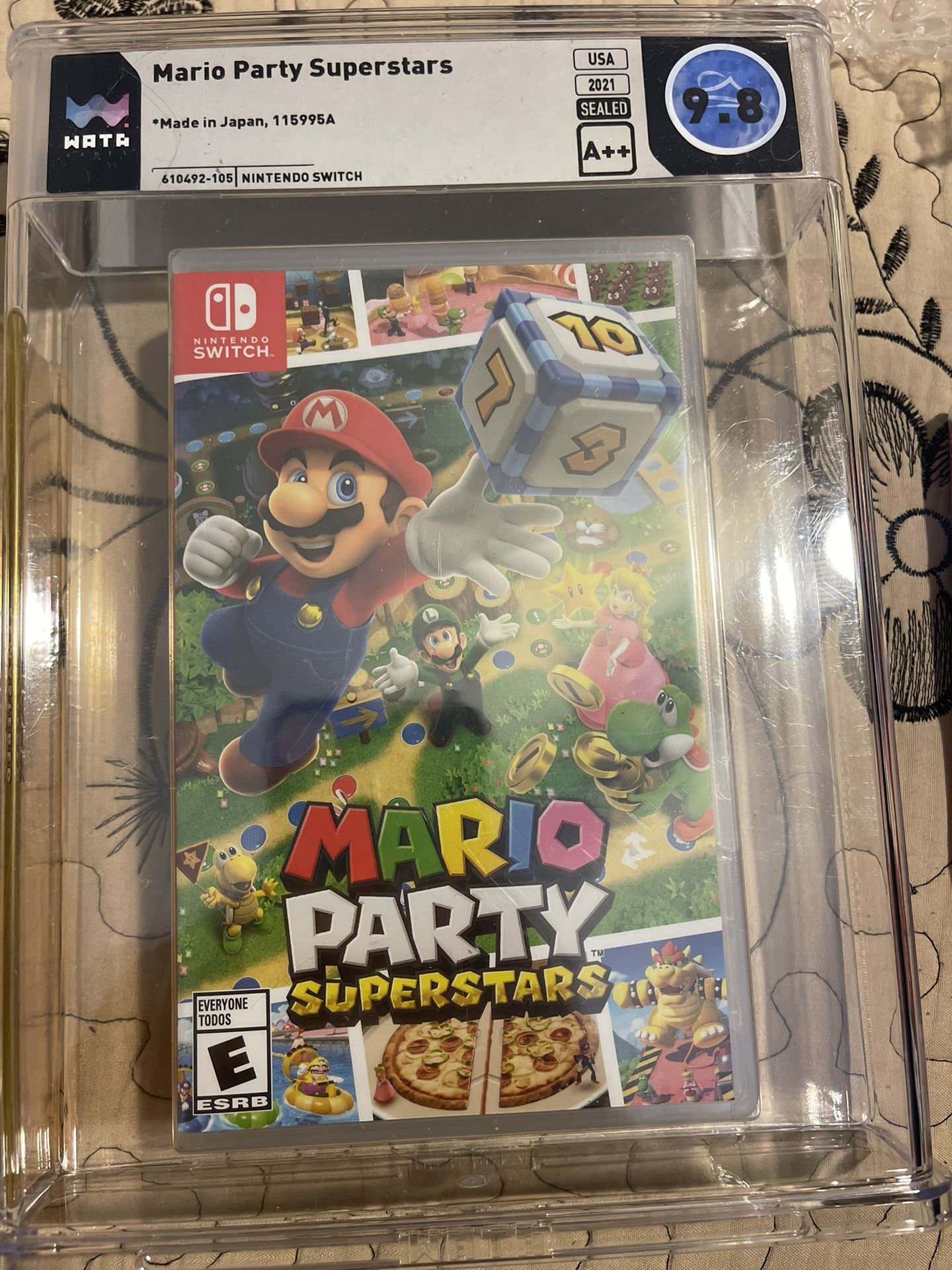 Mario Party switch graded game 9.8 A++