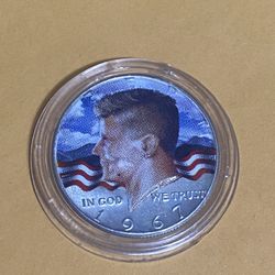 Silver coin, collectible half dollar from President  John F. Kennedy. in good condition, coin silver, asking $45 firm price.