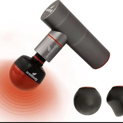 Wellbody Deep Tissue Massage Gun with Heat Ball Technology | 4 Speed Options | Portable Massager | Handheld Massager for Muscle Relief - Peppe