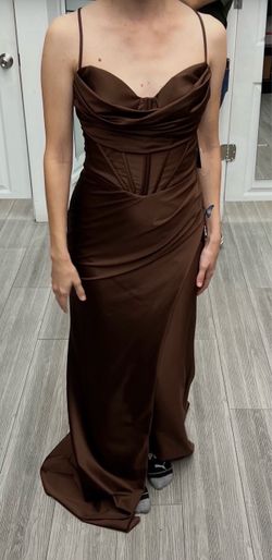 Brown Long Dress
