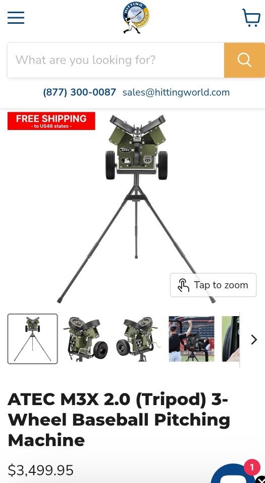 Atec MTX Softball Pitching Machine