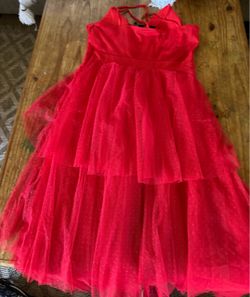 Lydia Deetz Red Wedding Dress Costume