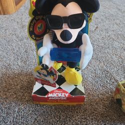 Musical Mickey Mouse with Harmonica -Vintage in box - 2002