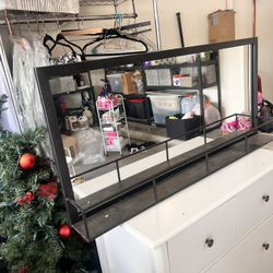 Mirror With Shelf 