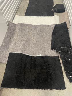 6 PC Carpet - Misc Colors Lightly used