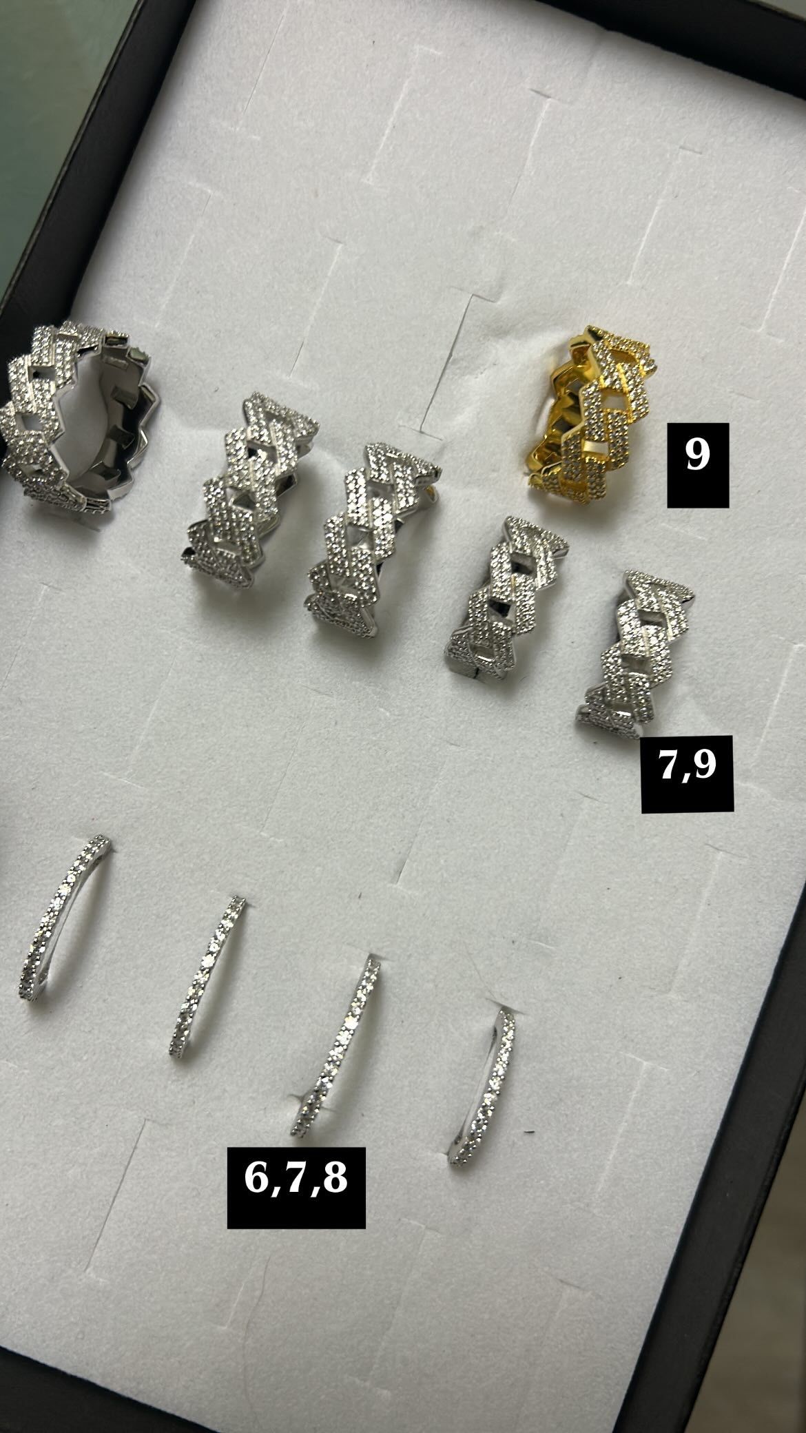 Moissanite Diamond VVS Jewelry Rings