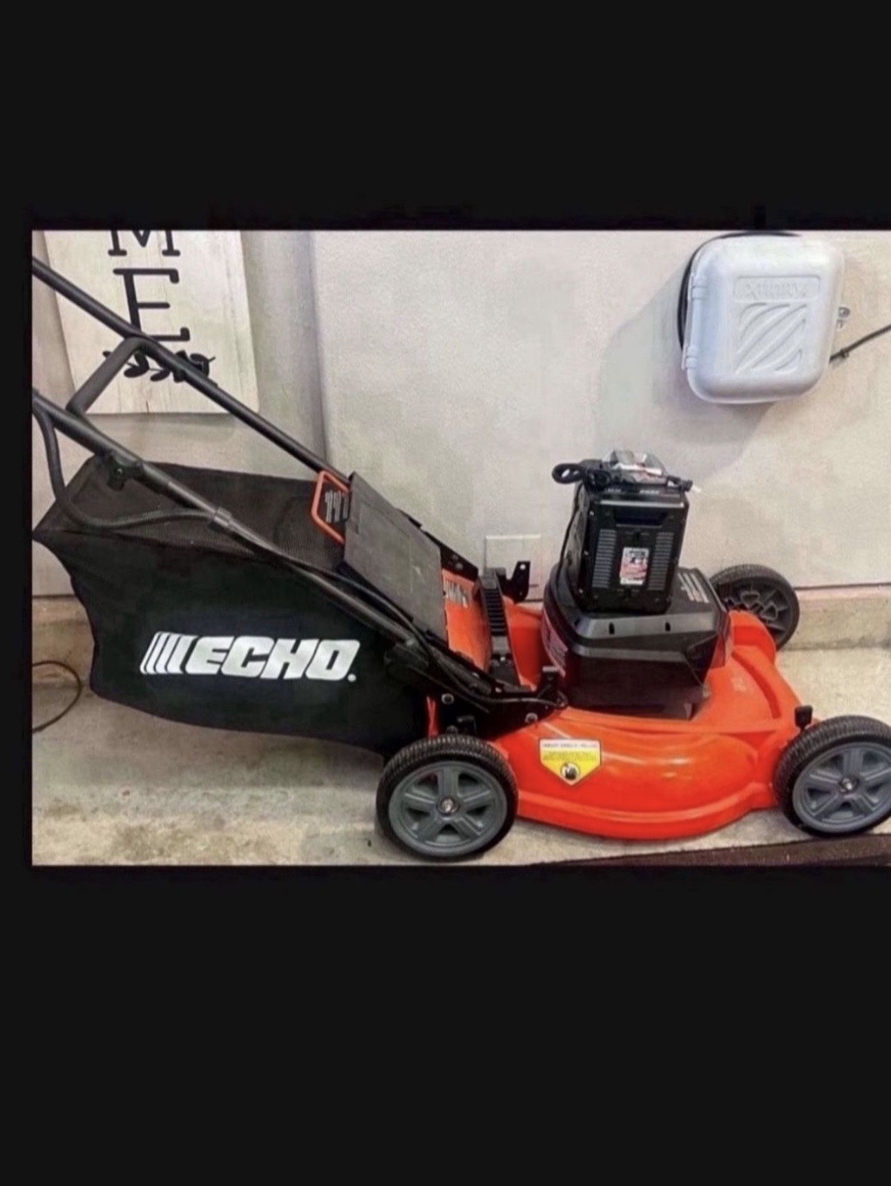 Push Lawnmower Battery 58 V Never Used  $480