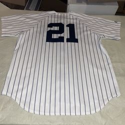 Paul O’neill New York Yankees Majestic Jersey Men Xl White Usa 6400 Sewn Clean