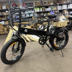 Zoonlai Electric Bicycle for Adults, 500w Motor, Foldable, 48V 10.4Ah Removable Battery, 20" Wide Tires, 