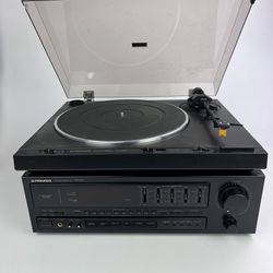 Pioneer PL-600 Turntable w/ SX-201 Receiver Untested