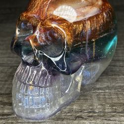 Resin Zombie Skull