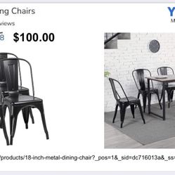 Dining Chairs (Brand New In Box)