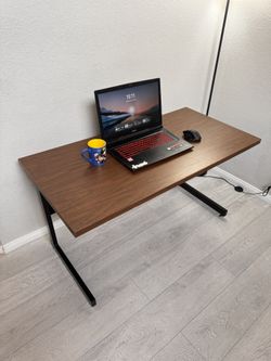 Wooden Gaming / Computer Desk 48”L x 24”W x 26”H – Sturdy & Spacious