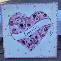 Custom made canvas art-Isabella