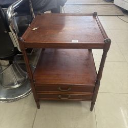 vintage mahogany side table