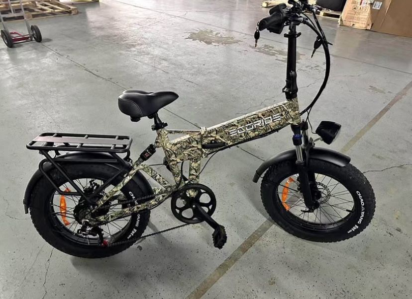 E-bike fat tire and foldable brand new