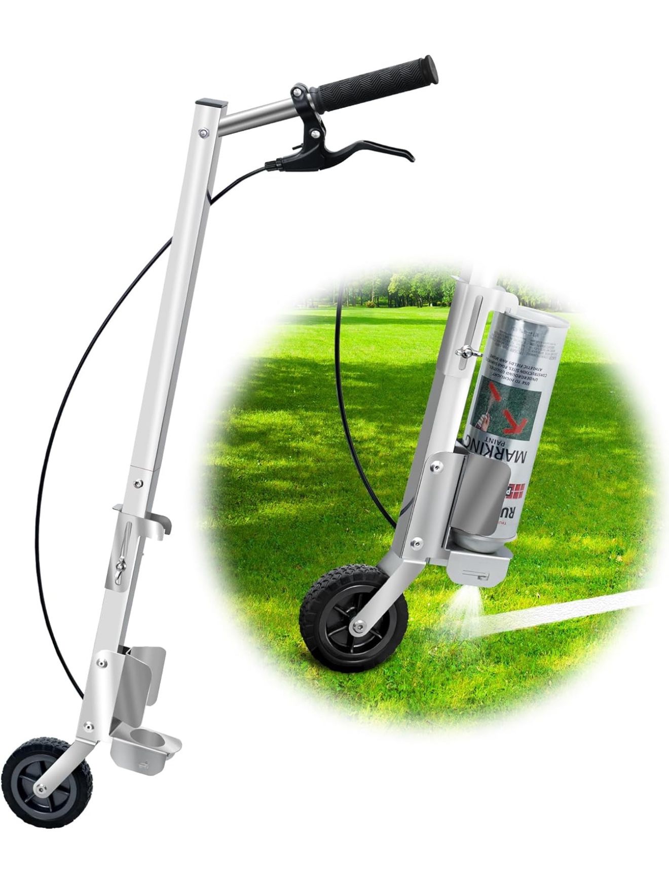 Spray Paint Wand Suitable for Temporary Marking of Sports Fields, Building Construction Line