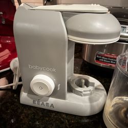 BEABA Babycook Solo 4 in 1 Baby Food Maker, Baby Food Processor Baby Food Steamer, Lrg Capacity 4.5 Cups 27 Servings in 20 Mins, Auto Steam Cooking, P