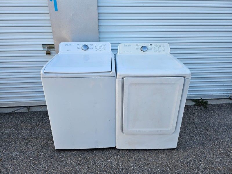 SAMSUNG SET  WASHER AND  ELECTRIC DRYER