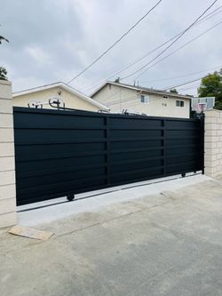 Wrought iron gates