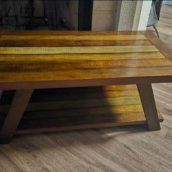 Cedar Creek Brown Coffee Table And 2 End Tables