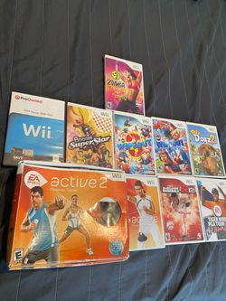 Wii Game lot 10 games, pick and choose or buy whole lot!