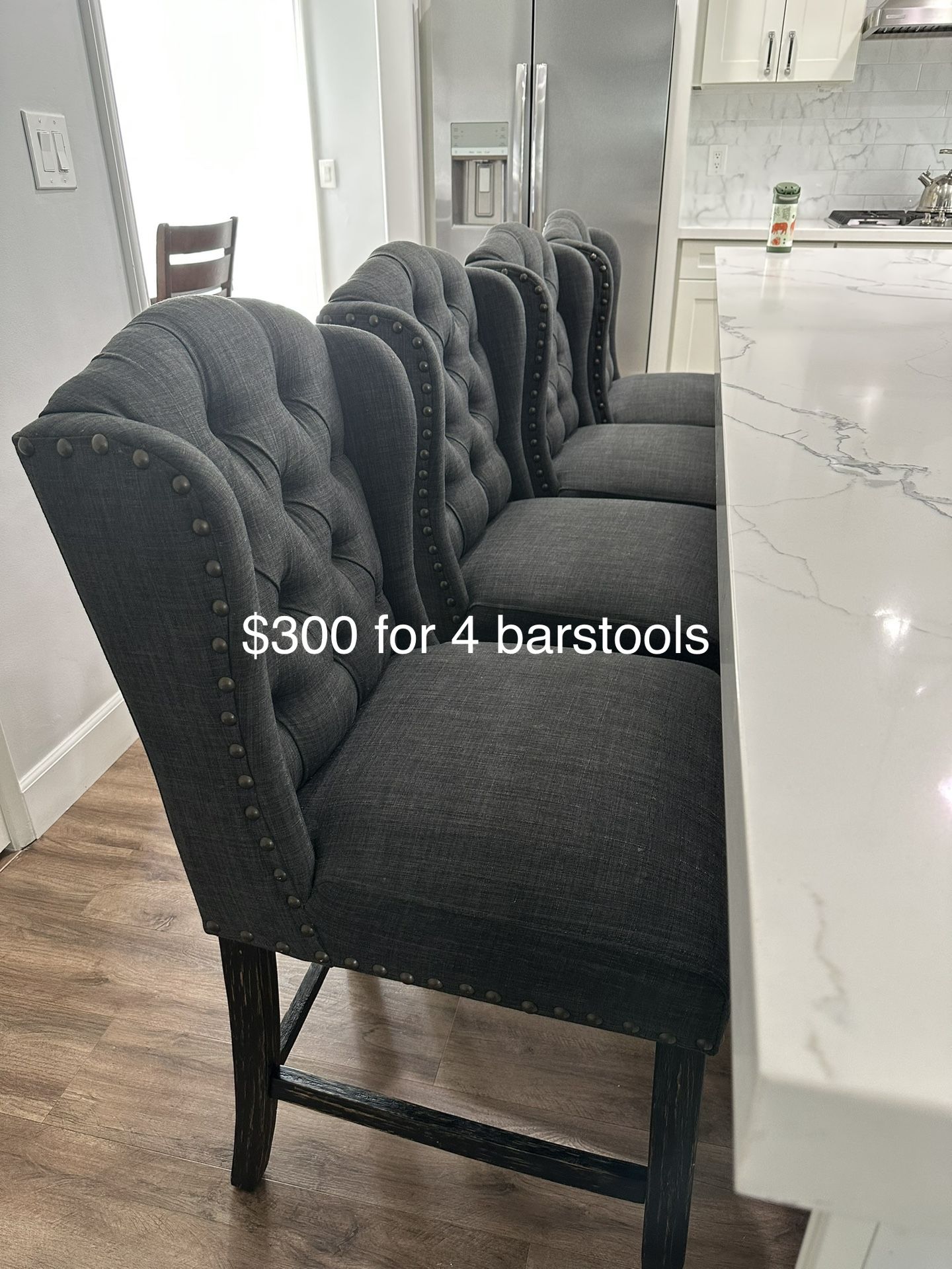 Tufted Bar Stools