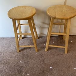 Solid Wooden Stools