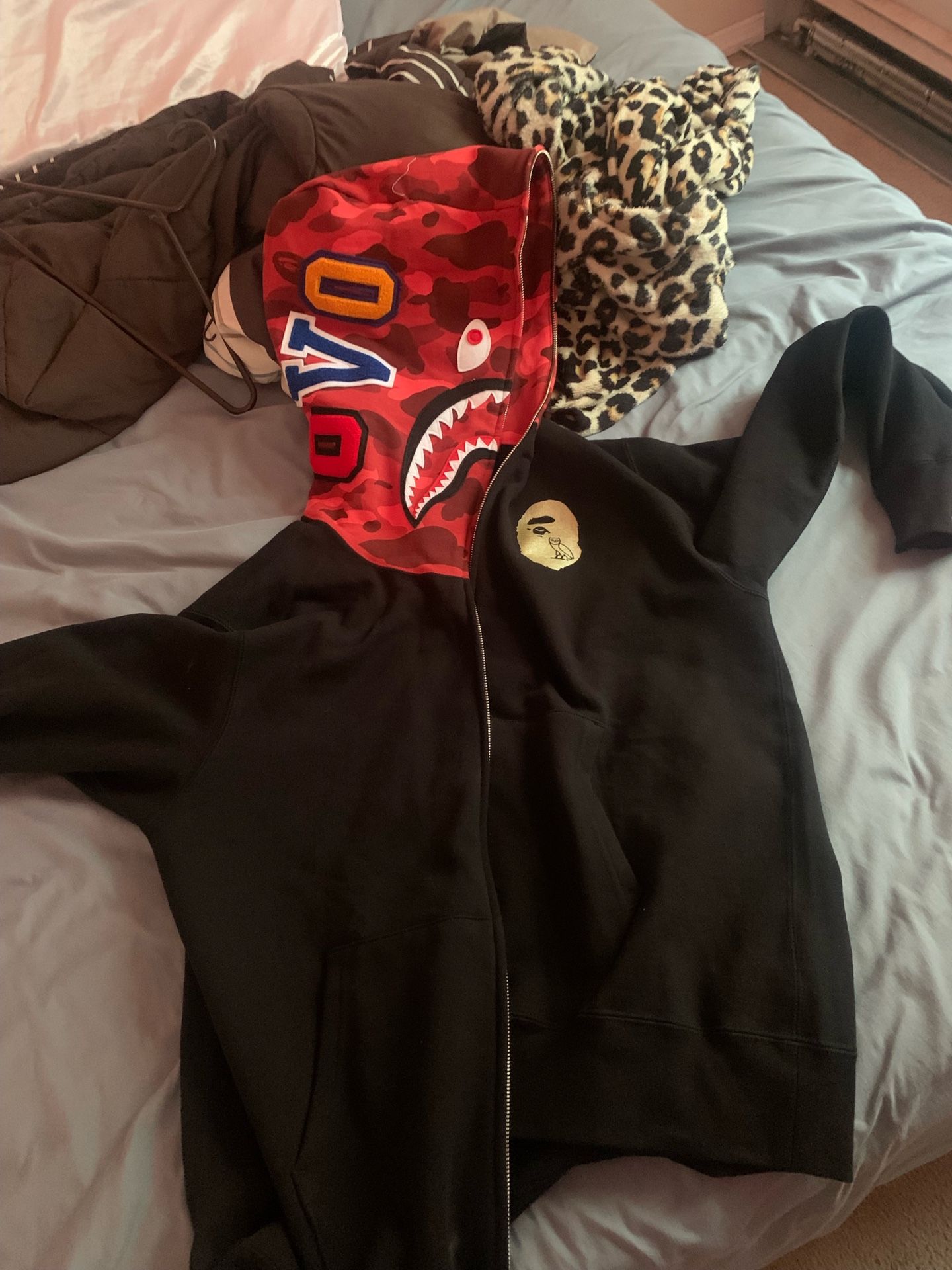 Ovo X Bape Hoodie Size XL