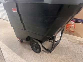 Hopper trash cart